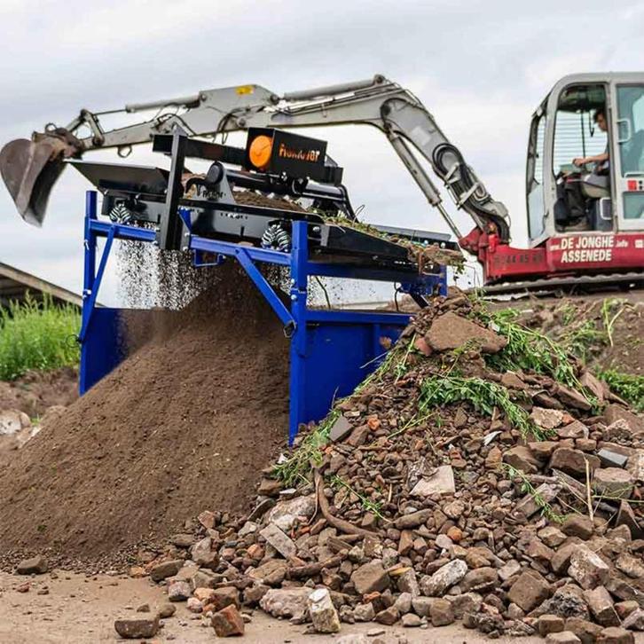Zeefmachine / grondzeef FleXiever: Mini Screener FiXed, Doe-het-zelf en Bouw, Gereedschap | Overige machines, Nieuw, Ophalen of Verzenden