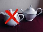 Porseleinen Theepot: €.5,0, Ophalen of Verzenden, Zo goed als nieuw, Porselein