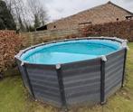 Intex zwembad + volledige installatie – (zelf af te breken), Tuin en Terras, Zwembaden, Ophalen, Gebruikt, Rond, Opzetzwembad