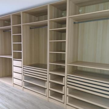 Luxe Open Dressing Ikea PAX (Eik) 4.50 m COMPLEET ⭐⭐⭐⭐⭐ beschikbaar voor biedingen