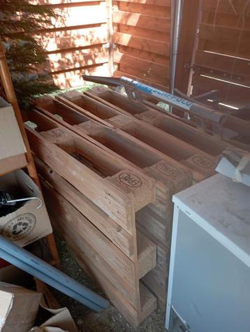 4 Europaletten, Doe-het-zelf en Bouw, Hout en Planken, Ophalen, Zo goed als nieuw