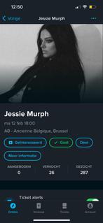 Ticket Jessie murph Brussel 12 februari, Tickets & Billets, Événements & Festivals
