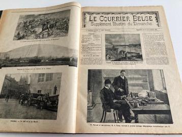 " Le Courrier Belge " 1902 ( Gravures, o.a. Caran d'ache, ..