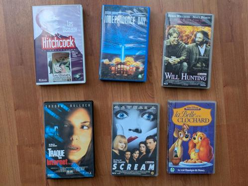 6 originele Franstalige VHS films, Cd's en Dvd's, VHS | Film, Zo goed als nieuw, Ophalen of Verzenden