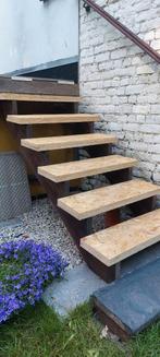 Escalier jardin ou terrasse, Doe-het-zelf en Bouw, Ophalen, Zo goed als nieuw, Trap