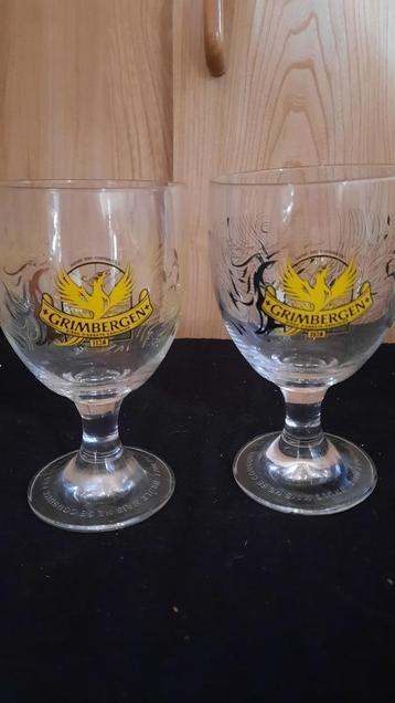 GRIMBERGEN - verre spécial - 2 différents - prix/verre