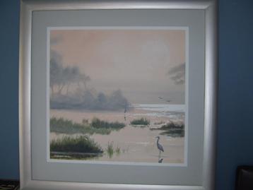 Schilderij op doek getekend schamerhorn beschikbaar voor biedingen
