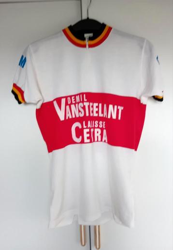 Maillot cycliste 60's-70's vintage  team Vansteelant CETRA 