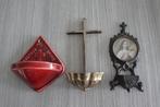 3 antieke wijwatervatjes, Antiek en Kunst, Curiosa en Brocante, Ophalen of Verzenden