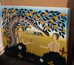 Tableau peinture biblique Adam et Ève, Enlèvement