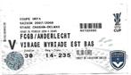 anderlecht - FCGBORDEAUX - ANDERLECHT - ticket 21/02/2008, Verzamelen, Verzenden