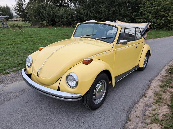 Vw kever cabrio '71, Auto's, Oldtimers, Bedrijf, Te koop, Volkswagen, Cabriolet, 2 deurs, Handgeschakeld, Overige kleuren, Beige