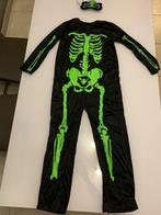 Déguisement squelette Halloween pour enfant, Ophalen, Zo goed als nieuw, 134 t/m 140, Jongen of Meisje