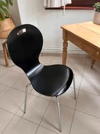 Stoelen met kussentjes, Ophalen, Gebruikt, Metaal, Zwart