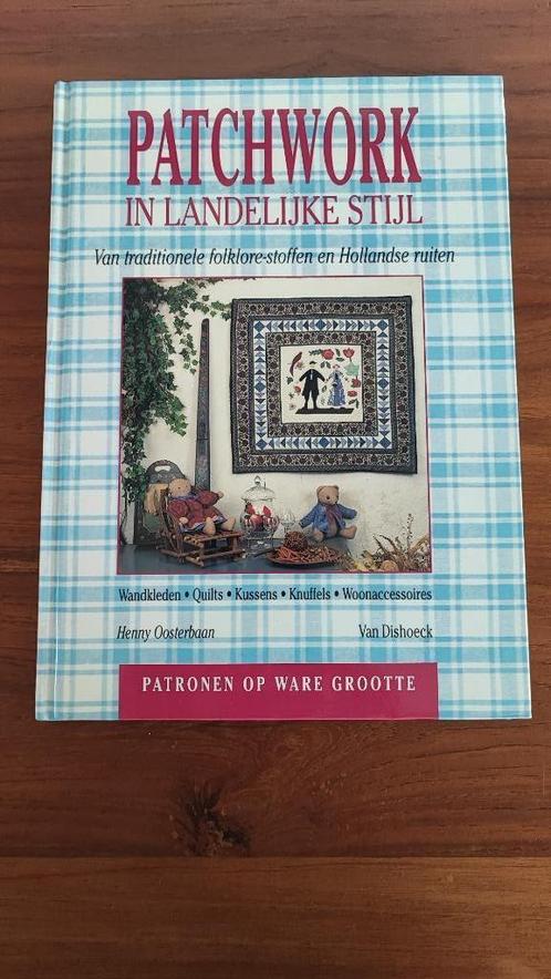 Patchwork in landelijke stijl, patronen op ware grootte, Hobby en Vrije tijd, Naaien en Fournituren, Zo goed als nieuw, Ophalen of Verzenden