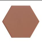 wand- en vloertegels hexagon clay licht bruin impermo 10m2, Céramique, Enlèvement, Carrelage de sol, Neuf