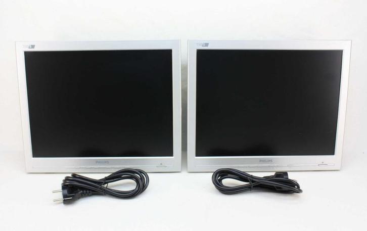 2 PC schermen, monitors Philips 150 S., Computers en Software, Monitoren, Gebruikt, VGA, Ophalen