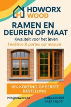 Houten ramen en deuren, Huis en Inrichting, Overige Huis en Inrichting, Ophalen, Nieuw