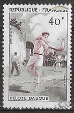 Frankrijk 1956 - Yvert 1073 - Pelota vasca - Baskenland (ST), Postzegels en Munten, Postzegels | Europa | Frankrijk, Verzenden