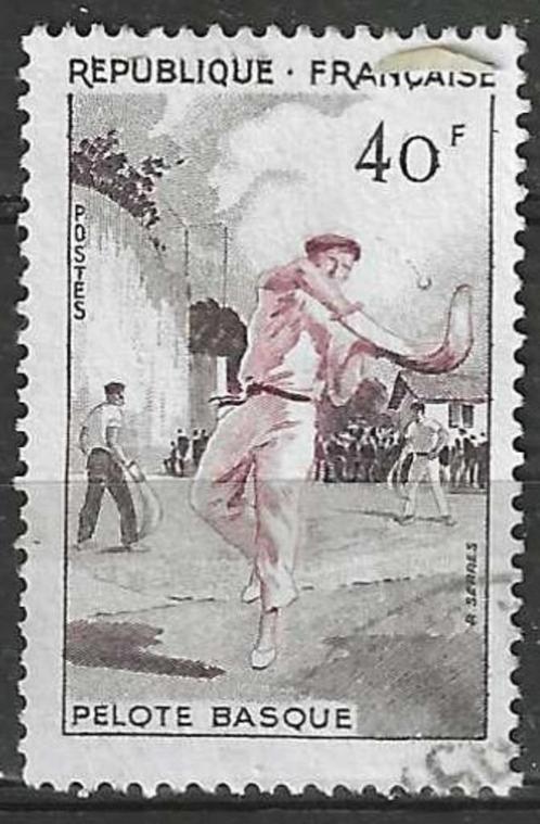 Frankrijk 1956 - Yvert 1073 - Pelota vasca - Baskenland (ST), Postzegels en Munten, Postzegels | Europa | Frankrijk, Gestempeld