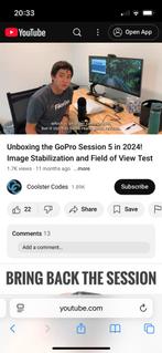 Go pro hero 5 session neuve, Ophalen of Verzenden, Nieuw