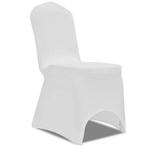 Te huur witte stoelhoezen Max 100 stuks, Enlèvement, Comme neuf, Blanc