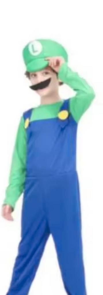 Kinderpak Luigi, Kleding | Heren, Carnavalskleding en Feestkleding, Nieuw, Ophalen of Verzenden