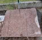 Groot stuk roze graniet, gepolijst. dikte 10.5 cm., 30 cm of meer, Steen of Klei, 50 tot 150 cm, Overige typen