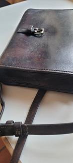 Sacoche de la  gendarmerie  des années  1940, Handtassen en Accessoires, Tassen | Schoudertassen, Ophalen, Zo goed als nieuw, Leer