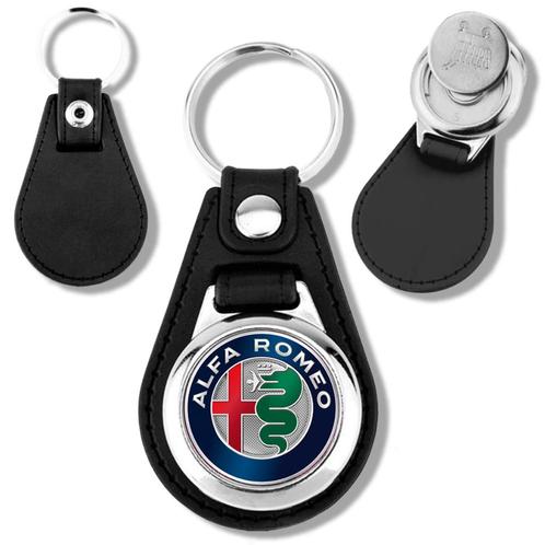 ALFA ROMEO 2015 porte clés jeton de caddie en métal, Verzamelen, Sleutelhangers, Nieuw, Ophalen of Verzenden
