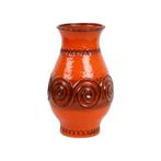 Vintage Oranje Vaas Jasba West Germany Aardewerk Retro, Maison & Meubles, Accessoires pour la Maison | Vases, Comme neuf, Moins de 50 cm