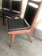 2 vintage retro midcentury stoelen ‘60, Huis en Inrichting, Ophalen of Verzenden, Gebruikt, Hout