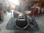 Drums met vloermat, Muziek en Instrumenten, Ophalen of Verzenden, Gebruikt, Sonor