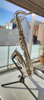 Saxofoon tenor merk melody, Muziek en Instrumenten, Blaasinstrumenten | Saxofoons, Ophalen, Zo goed als nieuw, Tenor, Met koffer