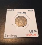 Holland (Nederlandse Republiek) 2 Stuiver 1791, Postzegels en Munten, Munten | Nederland, Zilver, Overige waardes, Ophalen of Verzenden