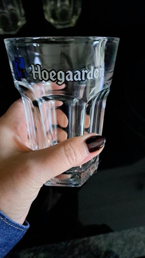 Hoegaardenglazen, Verzamelen, Glas en Drinkglazen, Zo goed als nieuw, Bierglas, Ophalen