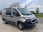 PEUGEOT BOXER ZELFBOUWCAMPER, Caravans en Kamperen, Buscamper of Camperbus, Tot en met 2, Bedrijf, Luifel