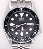 Seiko SKX013 K2 "MINI" Diver's 200m + Bracelet Caoutchouc Or, Comme neuf, Enlèvement ou Envoi