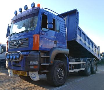 MAN TGA 33.480 6x6 kipper-trekker (44), Autos, Camions, Achat, Entreprise, 2 places, MAN