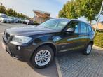 BMW X3, Autos, 5 places, Cuir, Noir, Carnet d'entretien