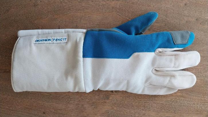 FENC'IT Schermhandschoen met zwaard en folie - rechtshand, Sport en Fitness, Overige Sport en Fitness, Zo goed als nieuw, Ophalen