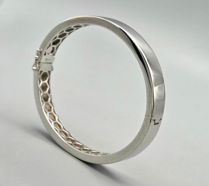 Bracelet carré épais en argent/bracelet esclave. 2026/61, Bijoux, Sacs & Beauté, Bracelets, Neuf, Argent, Argent, Envoi