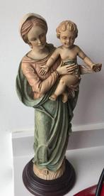 Madonna beeld met Jezus, Antiek en Kunst, Antiek | Religieuze voorwerpen, Ophalen of Verzenden