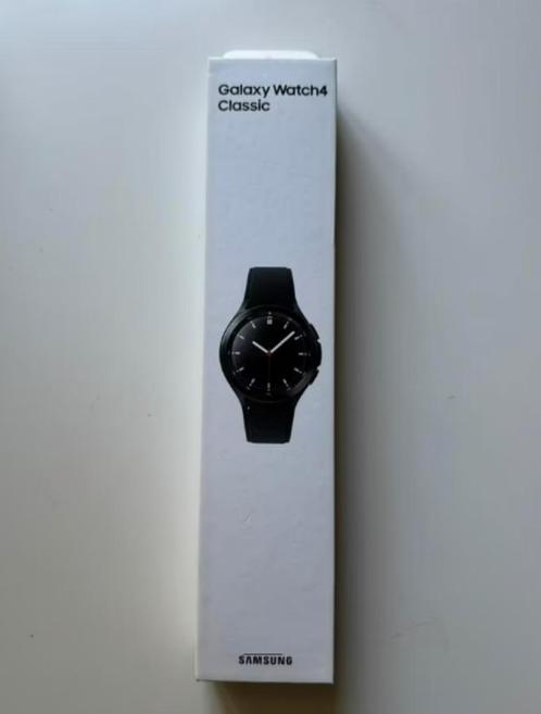 Samsung Galaxy Watch4 Classic - 46mm - Black, Handtassen en Accessoires, Smartwatches, Zo goed als nieuw, Android, Zwart, Afstand