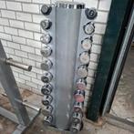 Chroom Dumbells Set 1 kilo tot 10 kilo + Dumbell Toren, Sport en Fitness, Ophalen