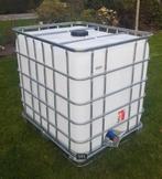 IBC container 1000l met aflaatkraan gespoeld, Tuin en Terras, Regentonnen, Ophalen, Kunststof, Met kraantje, 150 liter of meer