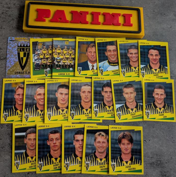 Panini FOOTBALL 98 19 STICKERS 1998 LIERSE SK VOETBAL, Hobby en Vrije tijd, Stickers en Plaatjes, Nieuw, Ophalen of Verzenden