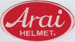 Arai Helmet stoffen opstrijk patch embleem #1