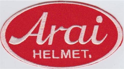Arai Helmet stoffen opstrijk patch embleem #1, Motos, Accessoires | Autocollants, Envoi
