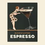 Emaille  F.X. De Beukelaer Elixir d'Anvers Espresso, Enlèvement ou Envoi, Neuf, Panneau publicitaire